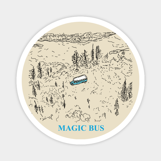 Magic Bus Magnet by theramashley